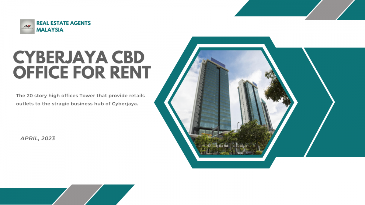 Measuring over 10,000 sf. office for rental located at Cyberjaya Centre multimedia super corridor, Malaysia