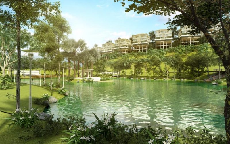 the Rafflesia hill Damansara semi detached villas